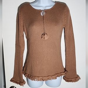 Women's Fringe Knit sweater